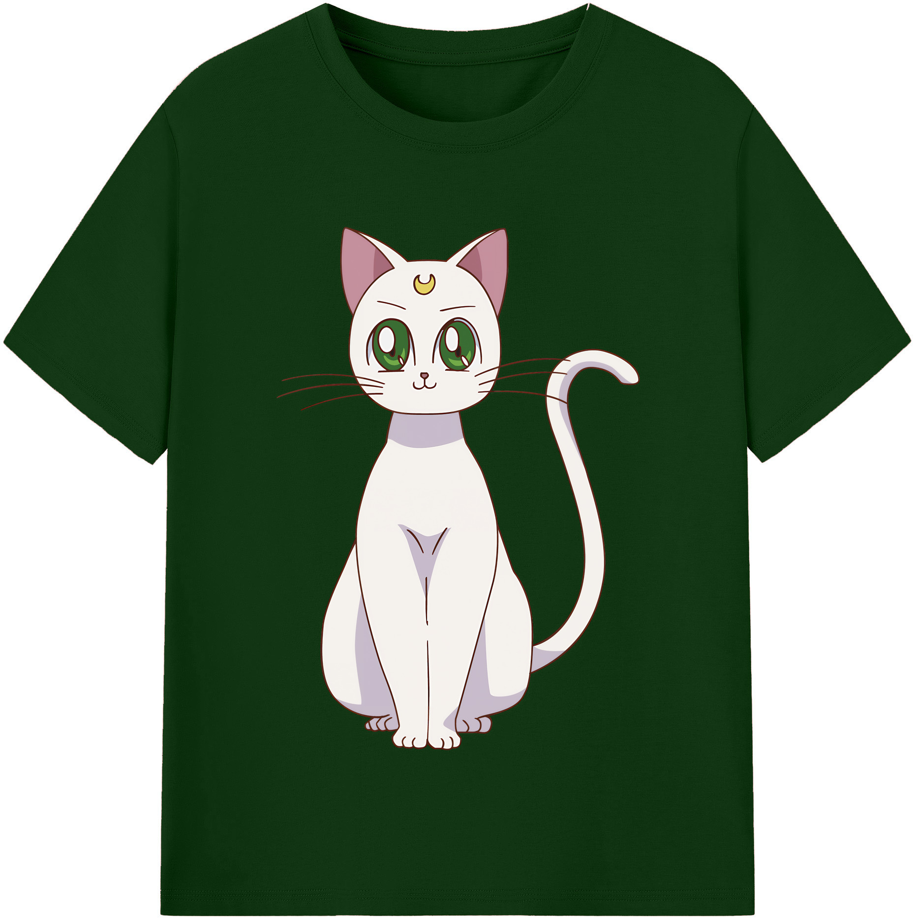 （画像用） 美少女戦士セーラームーン Sailor Moon 綿100％半袖Tシャツ（フロントプリント）